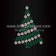 Christmas Tree Iron On Rhinestone Transfers